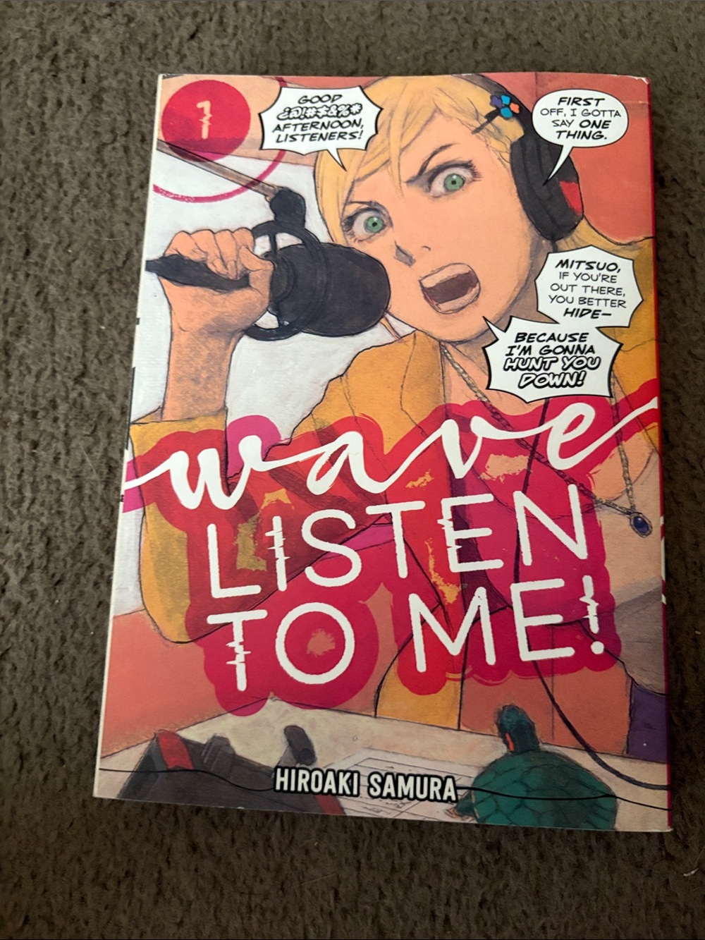 Wave: Listen to Me! Graphic Novel - Colorful Manga Cover